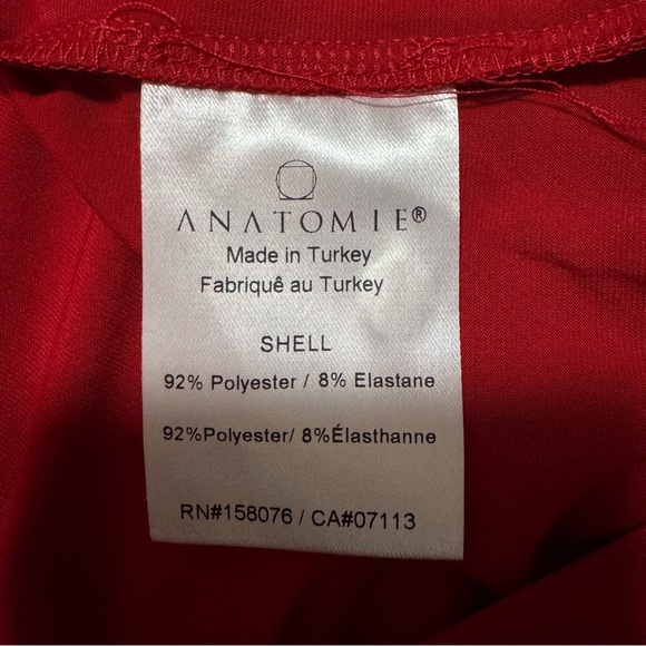 Anatomie Marine Travel Res Dress  Faux Wrap Size Large NWT $248 - Picture 9 of 9